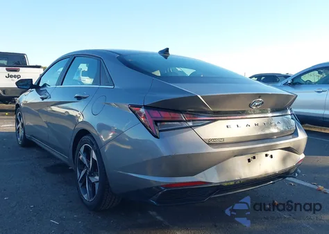 2021 Hyundai Elantra Hybrid Limited from USA, damaged, VIN KMHLN4AJ4MU007167